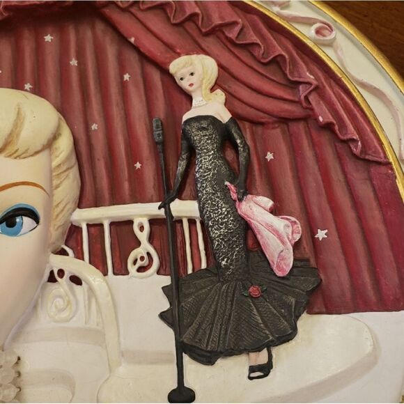 FOREVER GLAMOROUS Barbie Plate Sole In The Spotlight Collectible 1994 - Picture 4 of 6